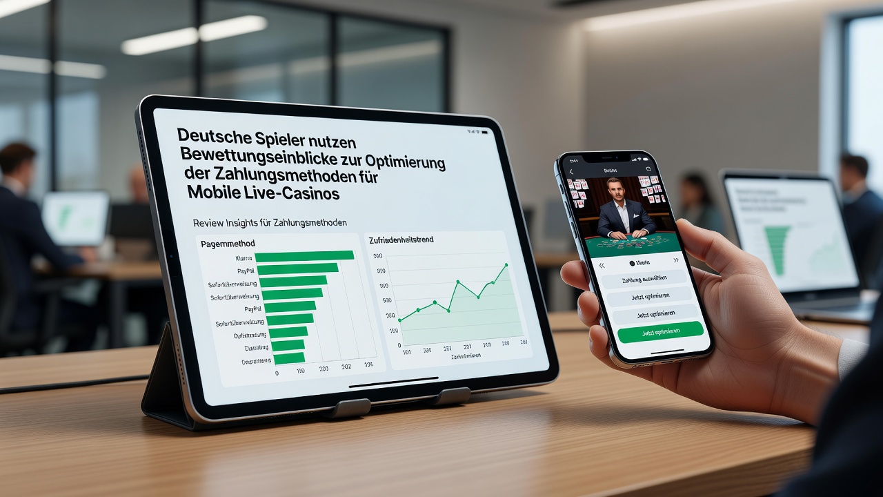 Analyse von Zahlungsbewertungen in mobilen Live-Casino-Apps