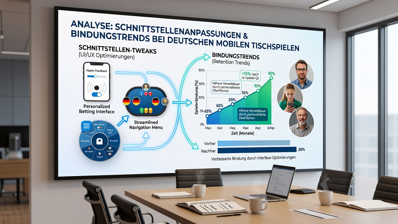 Statistische Übersicht zu Retentionstrends und Interface-Änderungen bei deutschen Mobilspielern im Jahr 2026