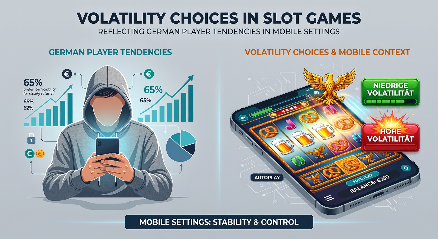 Vergleich der Volatilitätsverteilung bei deutschen mobilen Spielern mit Diagrammen zu Altersgruppen und Sitzungslängen